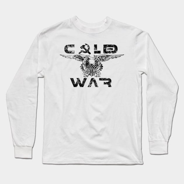 Cold War Eagle One Long Sleeve T-Shirt by 8 Fists of Tees